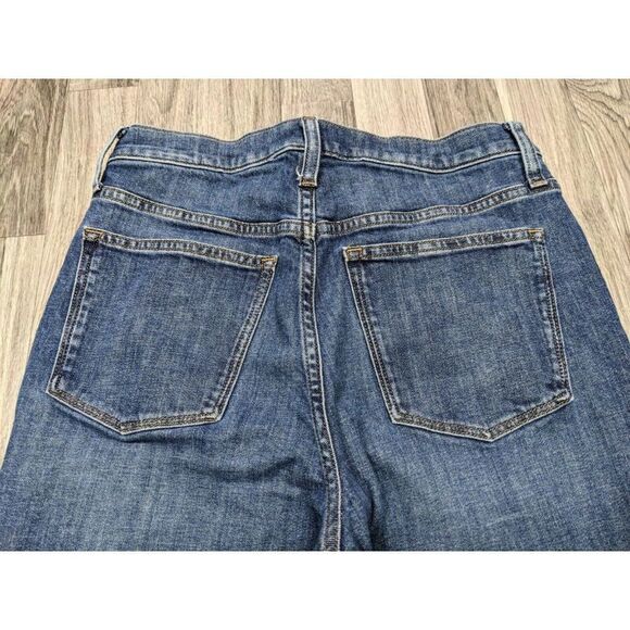 J.Crew Womens Size 27 High Rise Skinny Whiskered Denim Blue Jeans - Picture 3 of 12